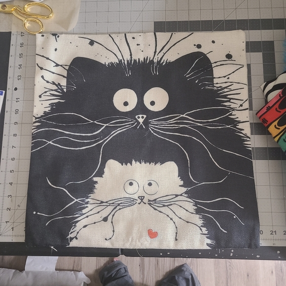 Cat Pillow Covers no insert included choose 2 - Picture 2 of 5